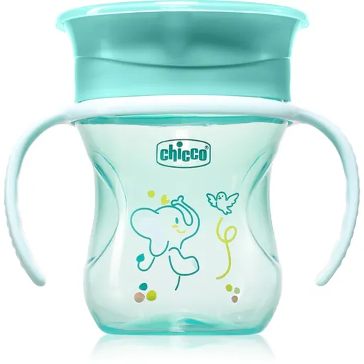 Chicco 360 Perfect X 12m+ cană pentru antrenament cu mânere Teal 200 ml