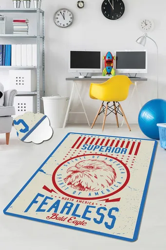 Covor, Fearless, 100x200 cm, Poliester, Multicolor