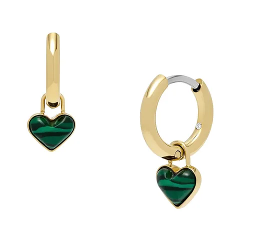 Fossil Cercei rotunzi placați cu aur 2în1 Modern Meadows JF04859710