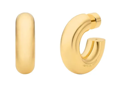 Michael Kors Cercei rotunzi minimaliști placați cu aur MKJ842200710