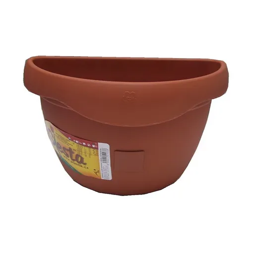 Plastia Ghiveci de flori cu auto-udare pentru perete Siesta, teracota,29 cm, portocaliu, portocaliu