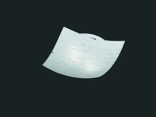 Plafoniera Signa, TRIO, 40x40x9.5 cm, 40W, 2x E27, metal, alb