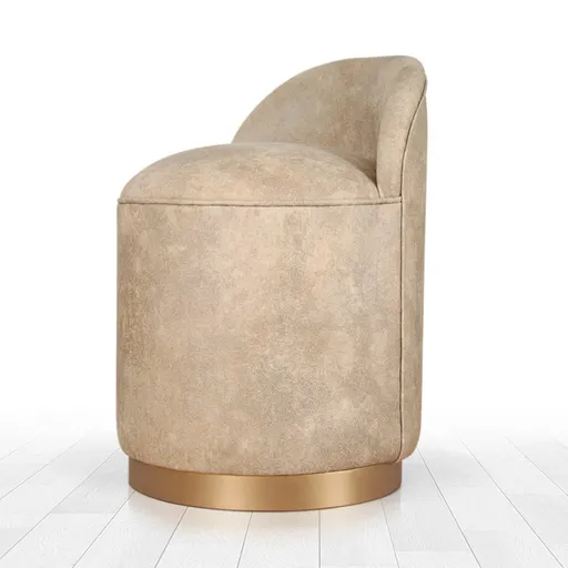 Taburet  Luton Beige, crem deschis