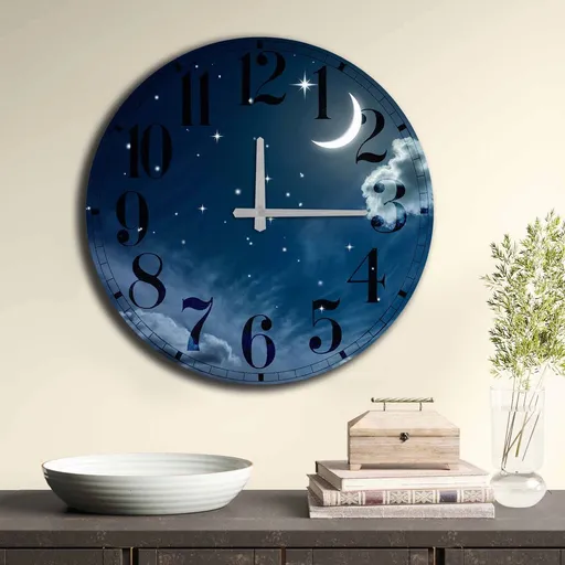 Ceas de perete, 5050MS-042, ø50 cm, Multicolor