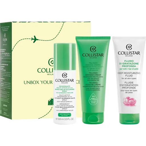 Collistar Deep Moisturizing Fluid Travel Kit set cadou