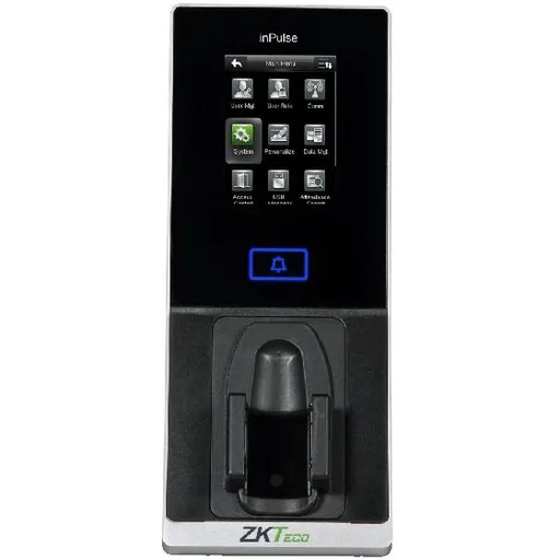 Controler de acces cu functie de pontaj ZKTeco InPULSE cu recunoastere vene, cititor de proximitate si cod PIN