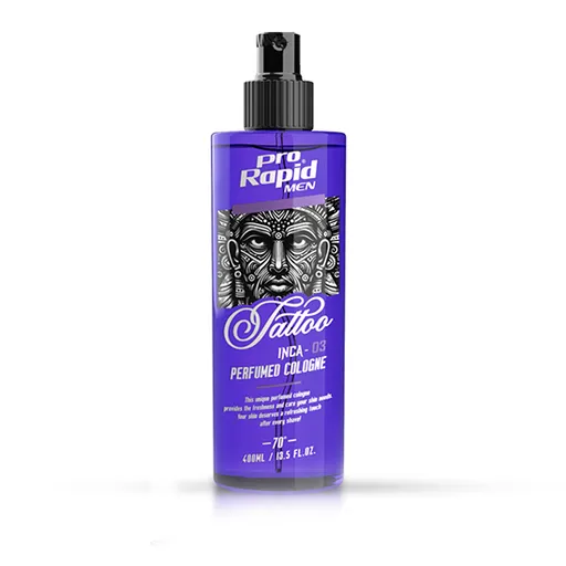 After shave colonie - PRORAPID - Tattoo INCA - 03 - 400 ml