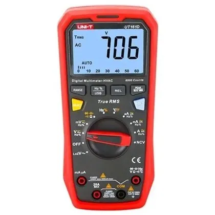 Multimetru digital UT161D, 1000V, True RMS, sonda temperatura, UNI-T MULTIM-UT161D-UNIT