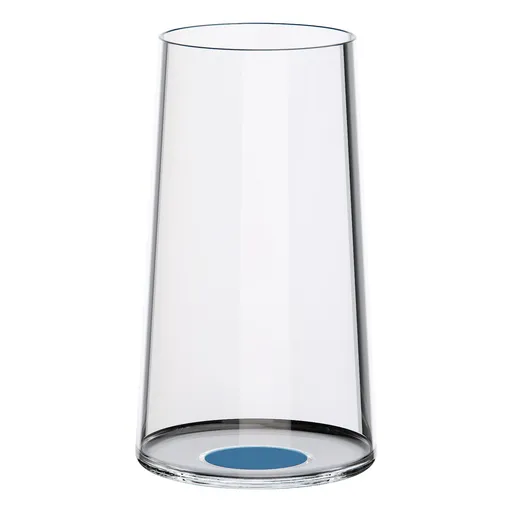 Set 2 pahare de cristal Trebonn SplitGlass 2025132, 320 ml, Ø7.8x12.5 cm, Posibilitate atasare picior, Albastru