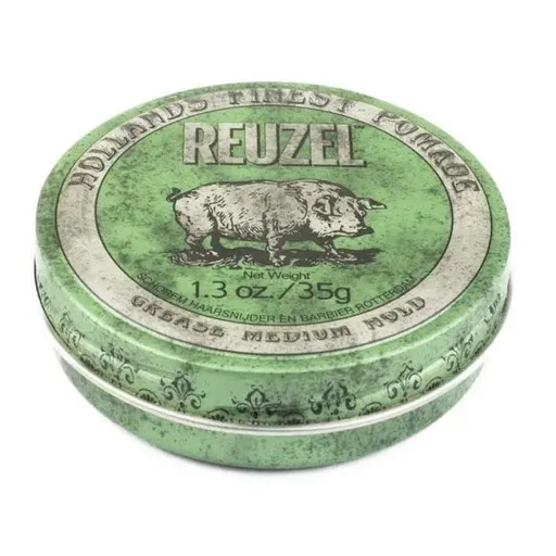 Pomada pentru Par cu Fixare Medie Reuzel Green Grease Pomada 35g