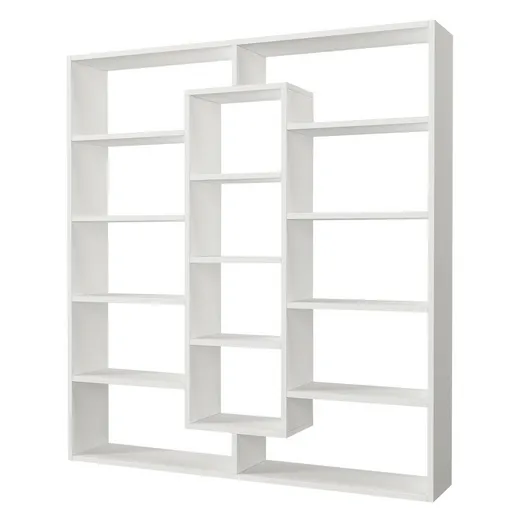 Biblioteca Ample White, alb