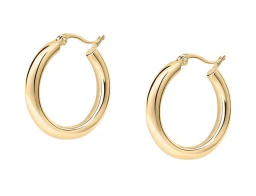 La Petite Story Cercei minimaliști placați cu aur din oțel placat cu aur LPS01AYQ113