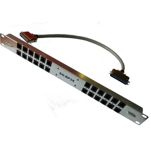 Patch Panel 24 porturi conectare 12 linii principale + 12 backup rack DSC SG BP3X