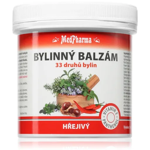 MedPharma Bylinný balzám hřejivý balsam natural pentru mușchi, articulații și tendoane 250 ml