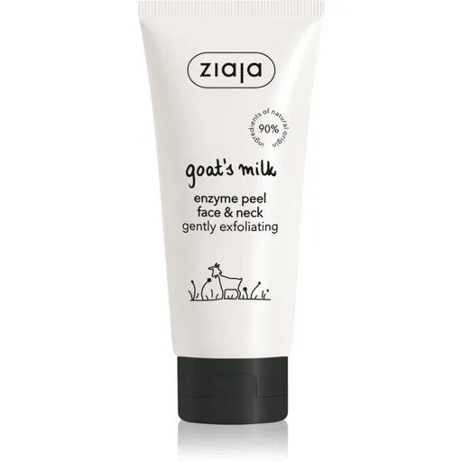 Ziaja Goat's Milk curatare usoara dupa exfoliere pentru față și gât 75 ml