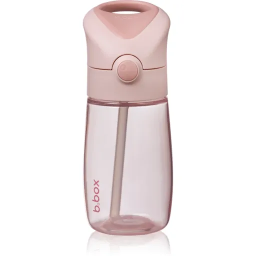 B.Box Junior biberon pentru copii cu pai Blush Crush 380 ml