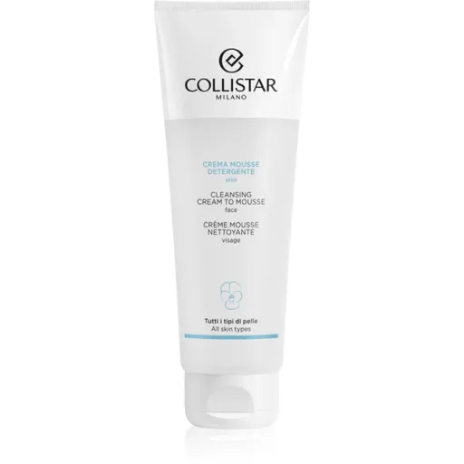 Collistar Cleansing Cream To Mousse spuma demachianta cu o textura cremoasa 125 ml