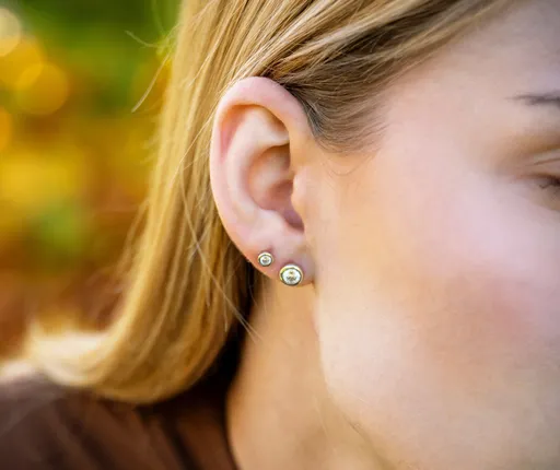 Agato Cercei eleganți tip stud din argint AGT-E057PW 0,3 cm