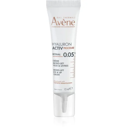 Avène Hyaluron Activ Procedure Micro-Lift Eye & Lip Cream 0.05% Retinal crema cu efect de lifting cu retinal 15 ml