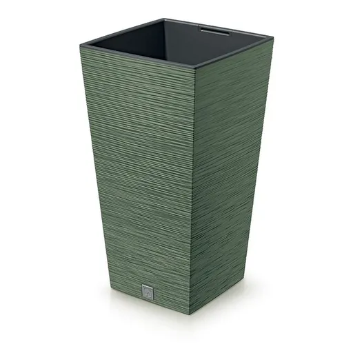 Ghiveci de flori FURU SQUARE 29,5 cm, kaki, verde, 29,5 cm