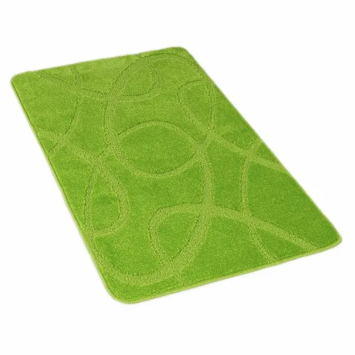 Covoraș de baie Kvalitex Elipse verde, 60 x 100 cm