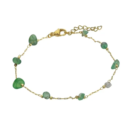 Emily Westwood Brățară decentă placată cu aur cu agat EWB23022G