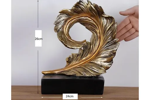 Decoratiune, CY0362, 26x24x11 cm, Poliester, Maro antichizat