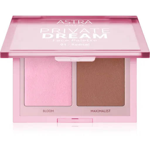 Astra Make-up Private Dream Palette Blush and Bronzer autobronzant și blusher culoare 01 radical 7 g