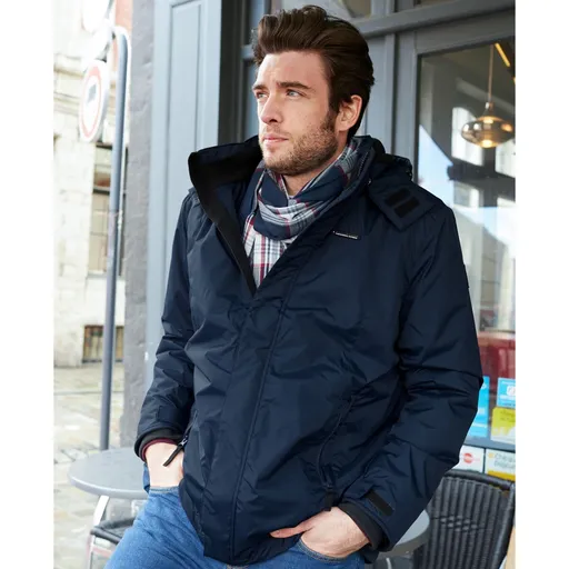 Parka cu glugă si fermoar