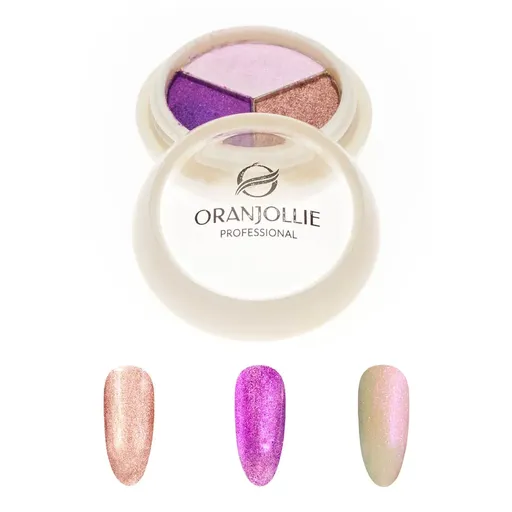 Pigment Unghii Holografic - Paleta Oranjollie 012, A57I