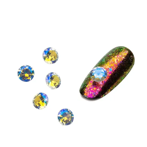 Cristale Unghii Multicolor Nr. 3, Set 5 buc