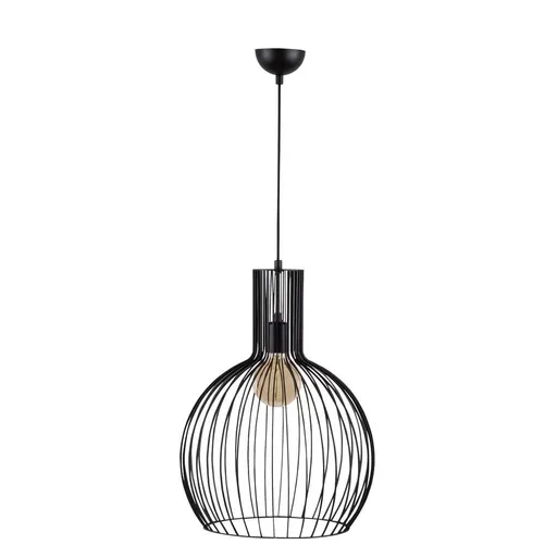 Lampa suspendata Elefant 527ABY1760, Metal, 38 cm, Design modern, Negru