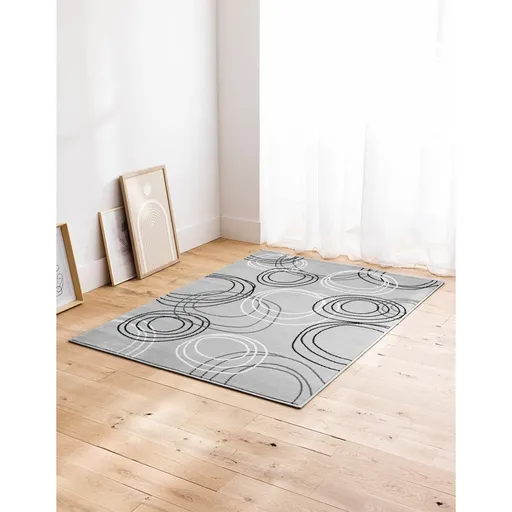 Covor cu motiv de cercuri