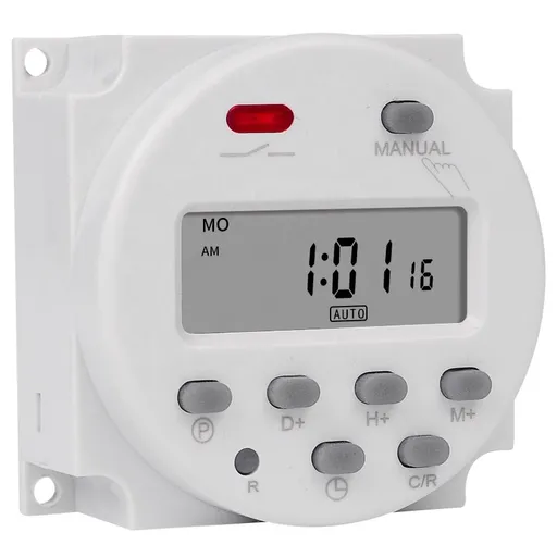 Timer digital, SINOTIMER interval de 1 secunda, 5V temporizator LCD digital programabil saptamanal 7 zile, CN101S-5v