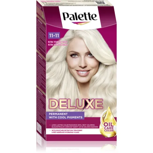 Schwarzkopf Palette Deluxe Culoare permanenta pentru par culoare 11-11 Ultra Titanium 1 buc