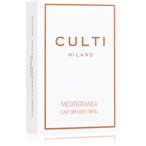 Culti Milano Car Mediterranea parfum pentru masina rezervă 57x35 cm