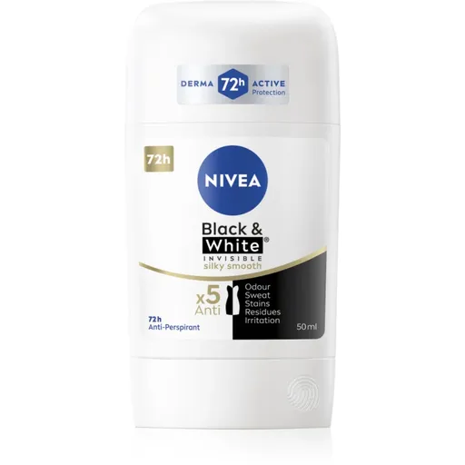 NIVEA Black & White Invisible Silky Smooth antiperspirant puternic 50 ml