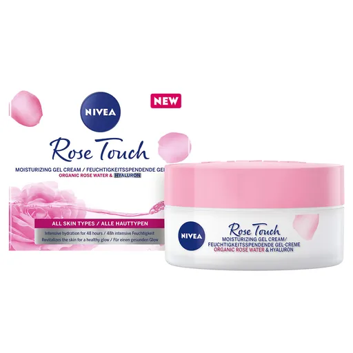Nivea Cremă-gel hidratantă de zi Rose Touch(Moisturizing Gel-Cream) 50 ml