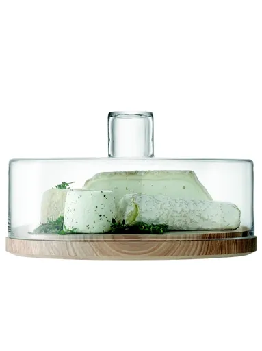 LSA International Cutie de depozitare pentru cașcaval/tort LSA Lotta, Handmade