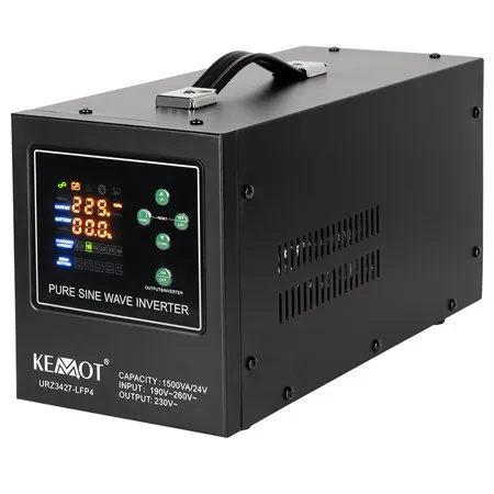 UPS Centrale Termice Sinus Pur 1500VA/1050W 24V Kemot URZ3427-LFP4