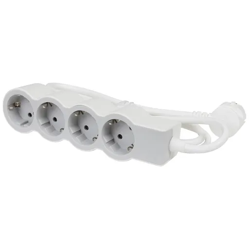 Prelungitor 4 prize 3 m cu CP si protectie copii Legrand 694561