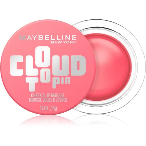 MAYBELLINE NEW YORK CloudTopia blush mat cremos buze si obraz culoare 07 Moonlit Rose 5 g