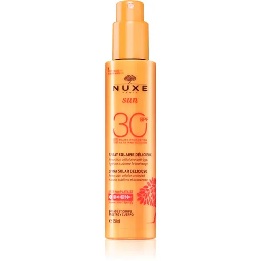 Nuxe Sun Delicious Solar Spray spray pentru bronzat pentru fata si corp SPF 30 150 ml