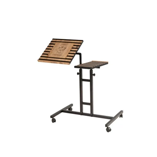 Măsuță pentru laptop Glen Atlantic Pine, negru