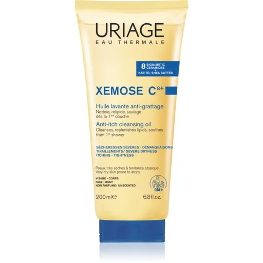 Uriage Xemose C8+ Anti-Itch Cleansing Oil ulei calmant pentru curatare pentru piele uscată, cu tendință la eczeme 200 ml