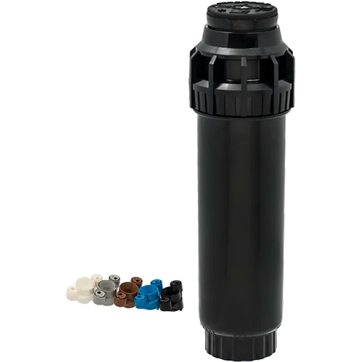 Aspersor pop-up rotativ S100 - 1, Dimensiune 1" ,Presiune 2,76-6,21 Bari,Duza 5-30mm, Debit maxim 19,3-123 l/min, Raza de Actiune 13,1-23,5 m