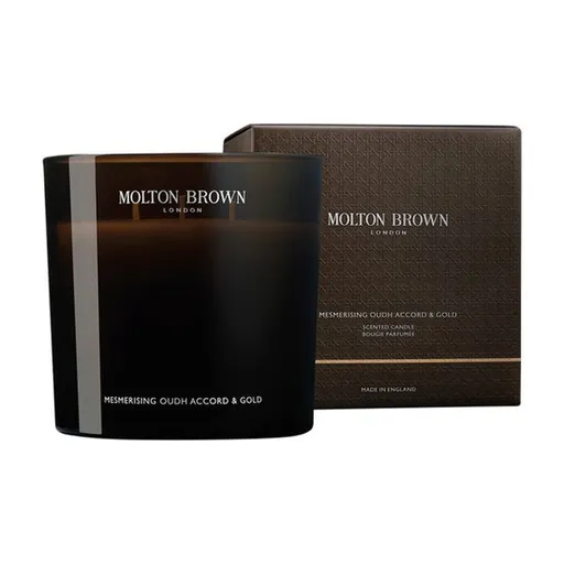 Molton Brown Lumânare parfumată Oudh Accord & Gold (Scented Candle) 600 g