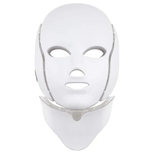 Palsar 7 Tratament LED Mască pentru față și gât alba (LED Mask + Neck 7 Colors White)