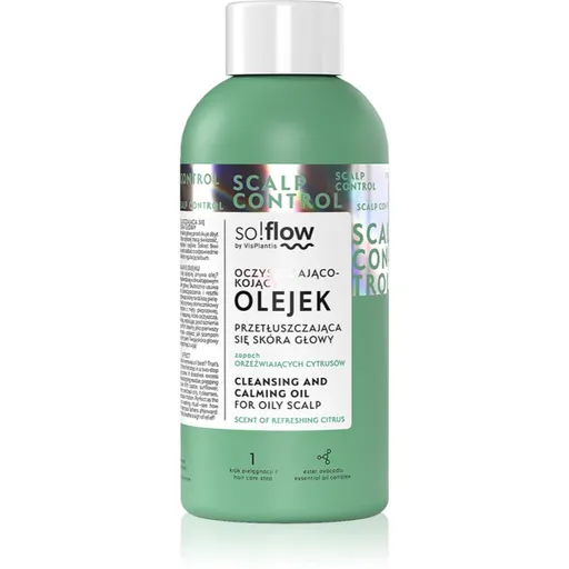 so!flow Oily Scalp Cleansing and Calming Oil ulei de curatare pentru un scalp seboreic 150 ml