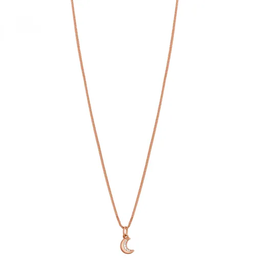 Rosato Colier din bronz Luna cu zirconi Allegra RZAL030 (lănțișor, pandantiv)